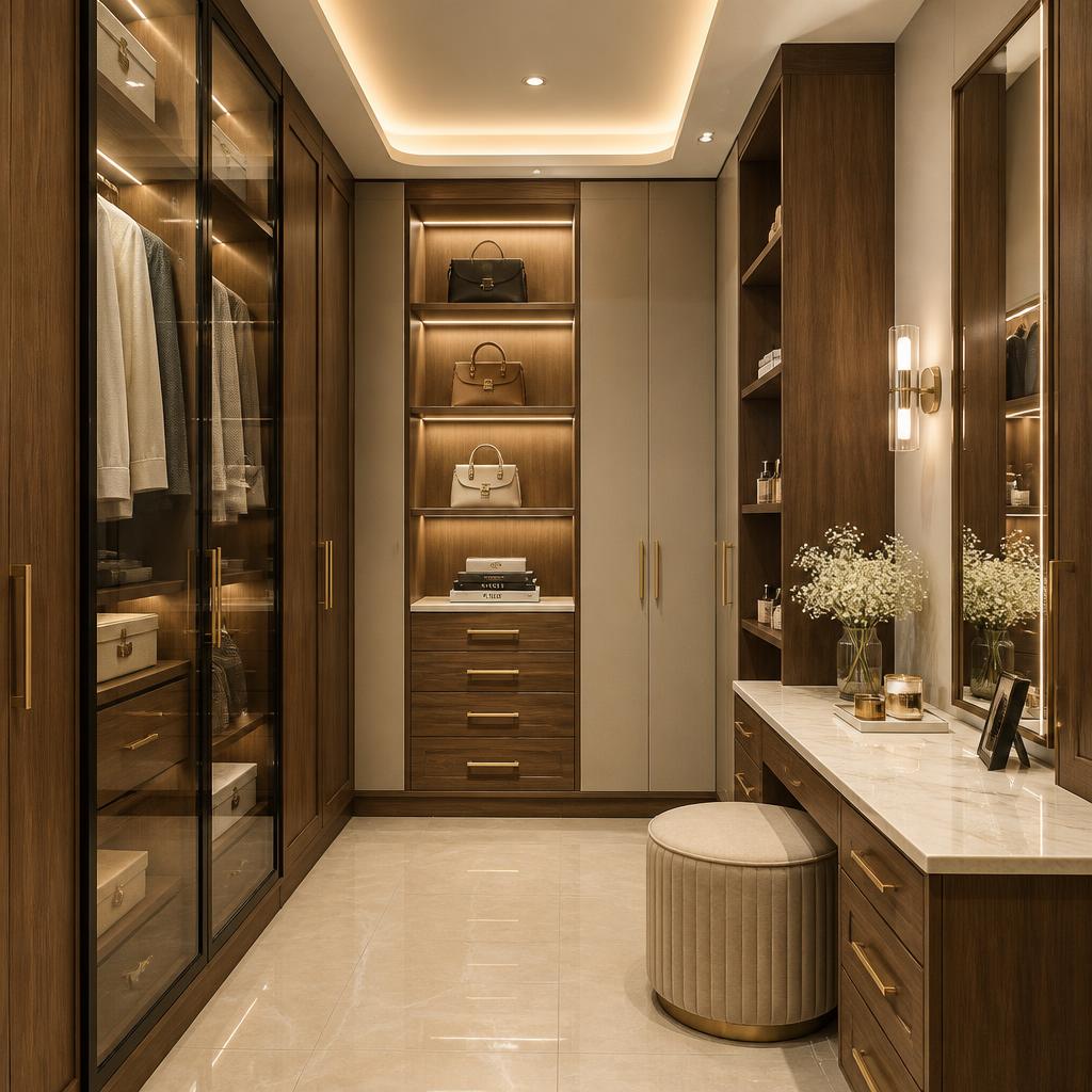 Luxury Walk-in Wardrobe